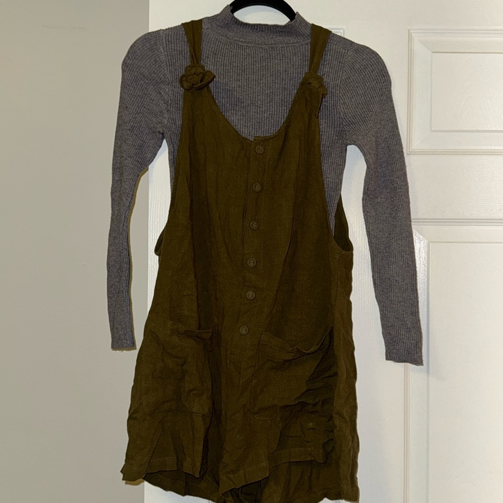 Forever 21 Green Romper/Jumpsuit